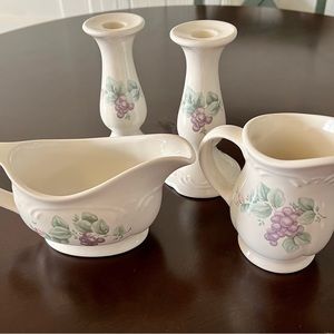 Pfaltzgraff Grapevine Set Vintage
